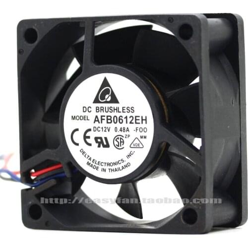 Brand new DELTA AFB0612EH 6025 6CM 6CM 0.48A cooling fan
