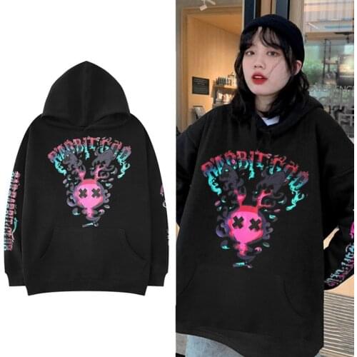 SUNOWE Men Women Fashion Printed Hoodies Autumn Winter Long Sleev Hooded Tops Casual Hip Pop Pullover Unisex Sweatshirt