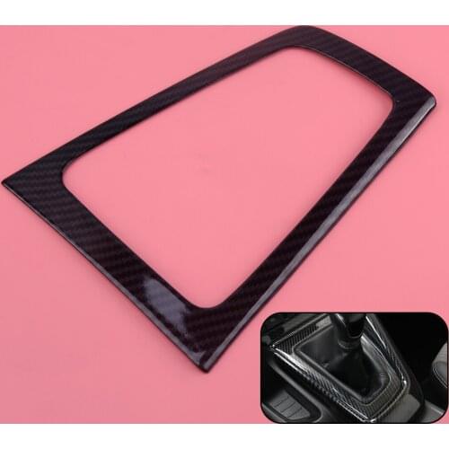 Carbon Fiber Color Inner Gear Shift Panel Cover Trim Frome Fit For Ford Focus MK3 2012-2014 Moulding Accessories