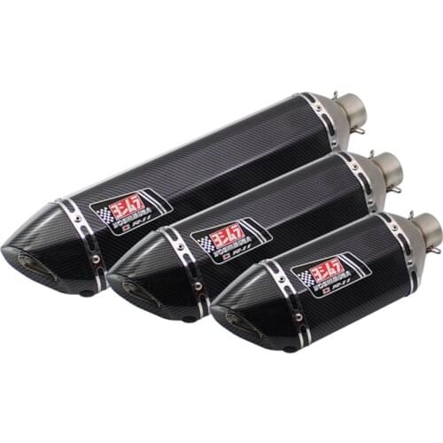 57cm/47cm/37cm Inlet 51mm 61mm Motorcycle Yoshimura R11 Exhaust Pipe Muffler Motorbike Pitbike Scooters Escape Moto DB Killer