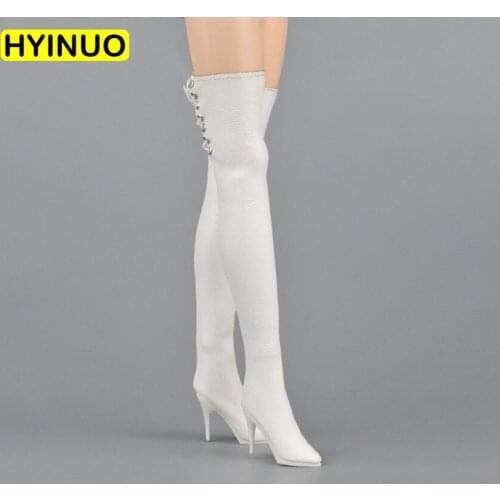 6 Colors 1:6 Scale Sexy NieR 2b Sister Female Sexy Long Boots Women Model Figure Fit For 12" Body Action Figures Doll Accessorie