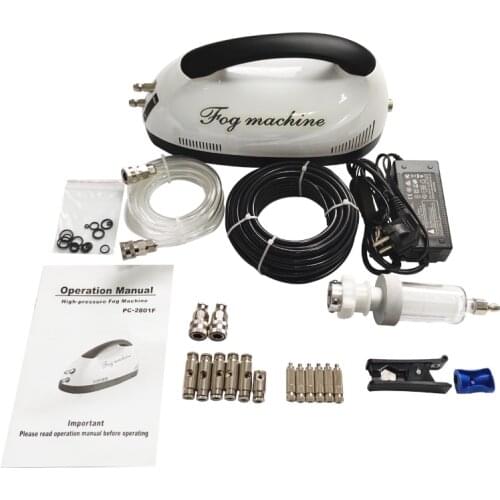 0.2L Micro Mini Pump Fog Machine Mist Cooling System For Outdoor Garden Water Spray Sprinkler 10 Meters Lenghth 1/4