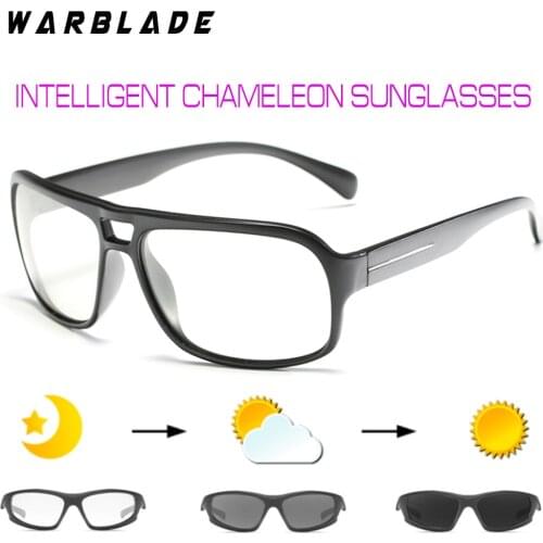 2018 Photochromic Sunglasses Men Polarized Sun Glasses Male HD Driving Goggles UV400 Chameleon Day Night Driving Goggles Gafas