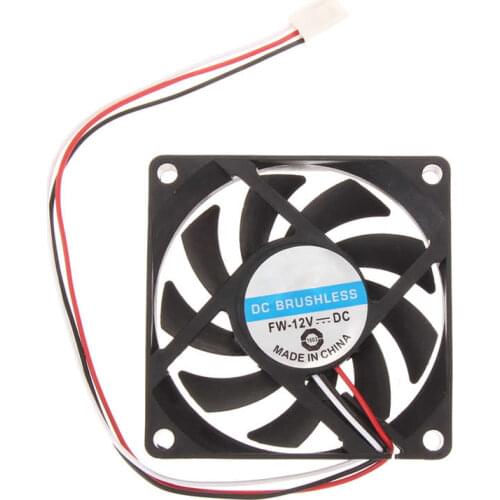 3pin 12v DC Brushless Fan for Smooth Quiet Operation Small PC CPU Cooling Fan Heat Sink 70x70x15mm High Quality Dropshipping