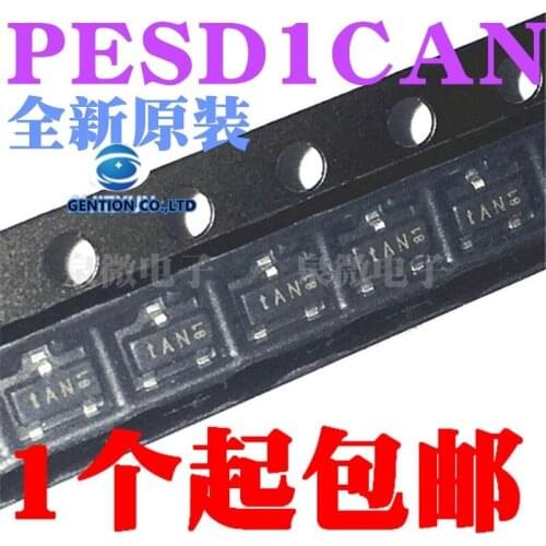 50PCS Screen printing SOT23 PESD1CAN TAN in stock 100% new and original