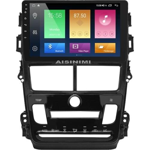 AISINIMI Android 10 Car Dvd Player navigation For TOYOTA VIOS 2008 car radio Car Audio Gps Multimedia Stereo Monitor