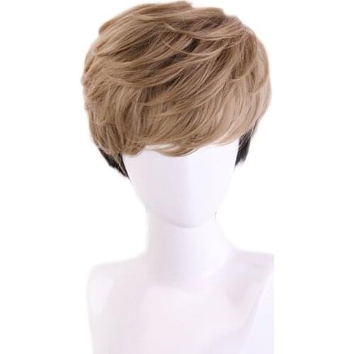 Anime Killing Stalking Wigs SangWoo Wig Sang Woo Heat Resistant Synthetic Hair Cosplay Wig + Wig Cap