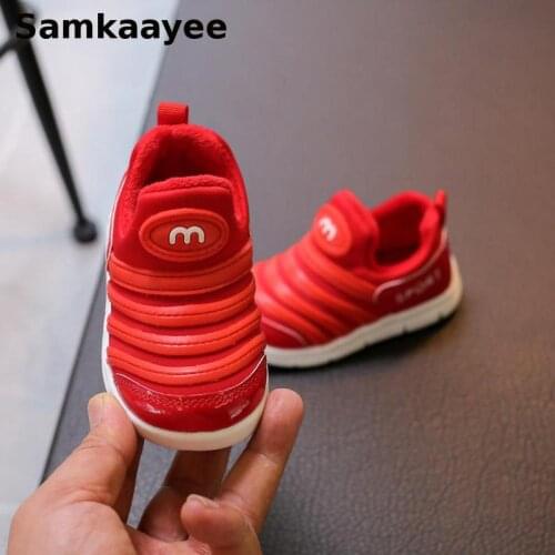 2-9y Kids Casual Shoes Winter Boys Girls Cartoon Caterpillar Sneakers Slip-On Children Waterproof Warm Non-Slip Wool Shoes Y29