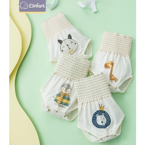 Elinfant 100% cotton Soft Breathable Keep Warm Newborn Baby Belly Button Diaper Dropshipping