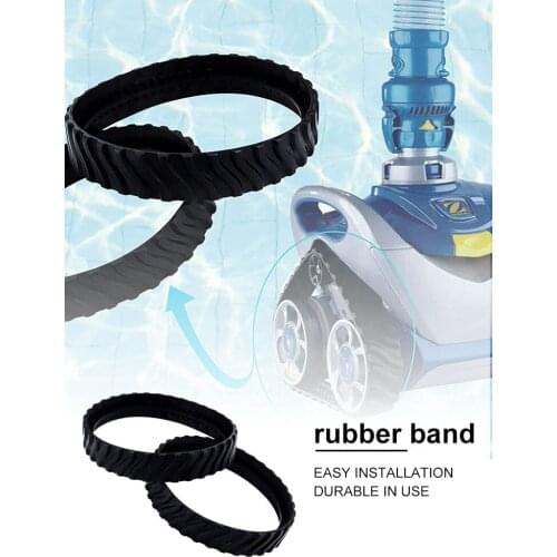 2pcs Tyres Wheel Replacement Kit R0526100 For Zodiac MX6 Mx8 Swimming Pool Cleaner Wheel Crawler Tire R0526100 Crawler Adaptable