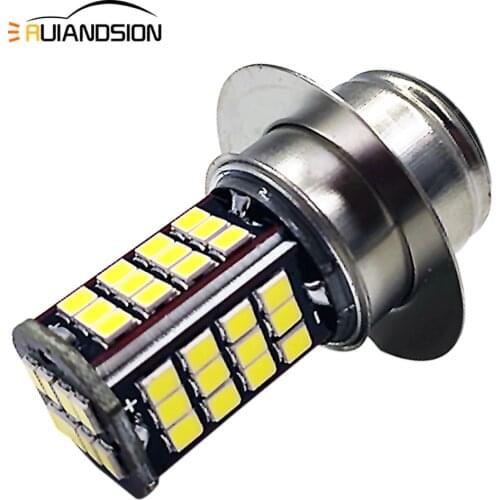 RUIANDSION 1X P36D P36S Motorcycle Headlight Car Stoplamp LED Bulb 56 2835SMD DC10-30V 12V 24V 1200lm White 6000K Moped Headlamp