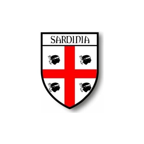 Hot Sell Sticker Car Motorbike Coat of Arms City Flag Sardinia Sardinian Stickers for Laptops, Office Supplies, Motorcycles, Car