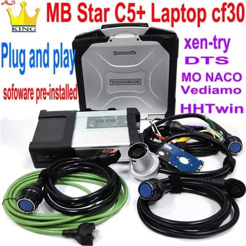 MB Star C5 2020 SD Connect with laptop CF30 Toughbook PC mb star c5 wifi newest software 2020.09 hdd for sd c5 diagnostic tool