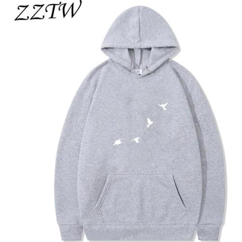 Hoodie Top for Women Cute Bird Cartoon 90s Casual Print Lady Womens Graphic Hoodie Ladies Female Hoodie 2021