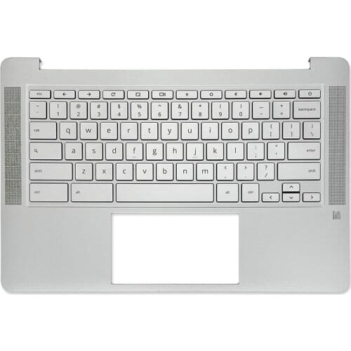 Original NEW Upper Top Case Palmrest With Keyboard For HP Chromebook 14A-NA TPN-Q234 Upper Top Case With Keyboard US/Japanese