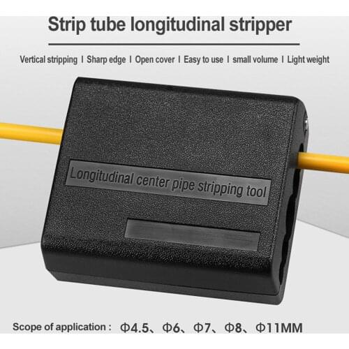 Portable Fiber Optic Cable Sheath Cutter Optical Fiber Longitudinal Beam Tube Stripper Loose Tube Slitter Cable Stripper