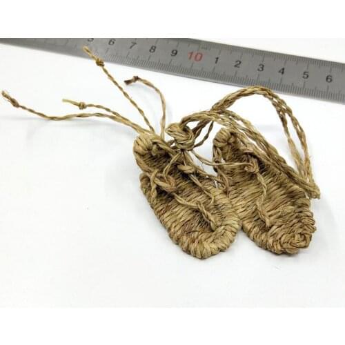 QORANGE QOTOYS QOM-1015 1/6 Scale Workers and Peasants Red Army Suit Straw Shoes Model For Action Figure Body DIY