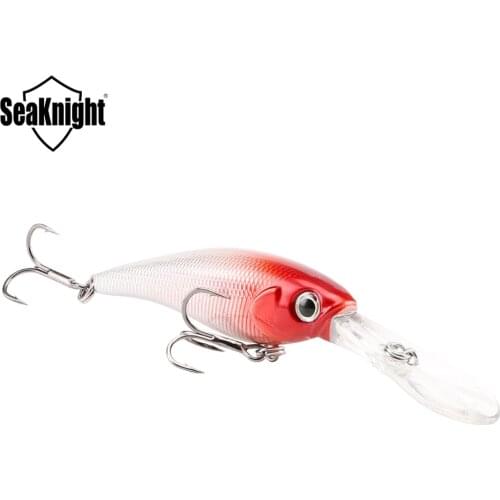 SeaKnight SK006 Minnow Fishing Lure 62mm 6.2g Life Like Skin Hard Baits 0-2.5M Diving Depth Artificial Fishing Bait Carp Tackle