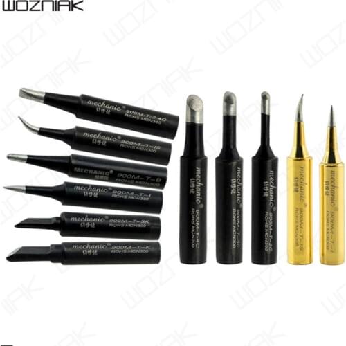 Wozniak Weld Platform Welding Defence Static Electricity Quality Iron Head Solder Soldering Iron Tip For Station 900M-T 936