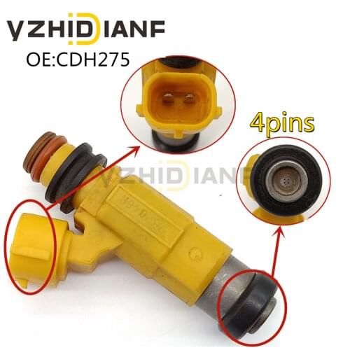 4PCS Fuel Injectors CDH-275 MD319792 CDH275 for Marine-Yamaha Outboard F150 for Mitsubishi-Galant AW347305 63P-13761-00-00