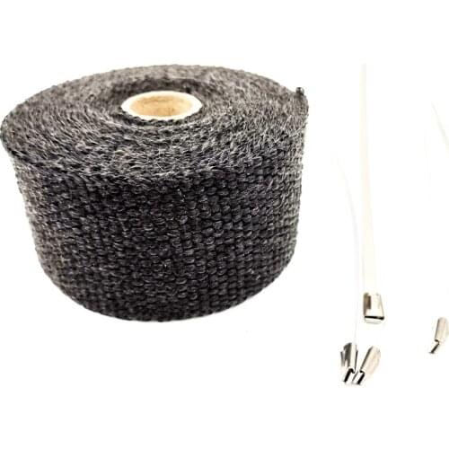 Universal 5M Motorcycles Exhaust Pipe Header Heat Wrap Manifold Insulation Cloth