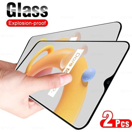 2Pcs Full Cover Phone Tempered Glass Screen Protector For OPPO Realme C11 2021 Protective Glas Film For Realmy Realmi C 11 6.52"