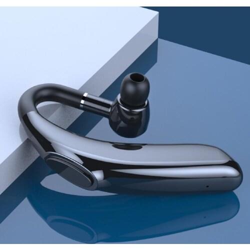 1Pc Bluetooth 5.2 Wireless Rechargeable Waterproof Hanging Earhook Earphone Noise Reduction Earphone