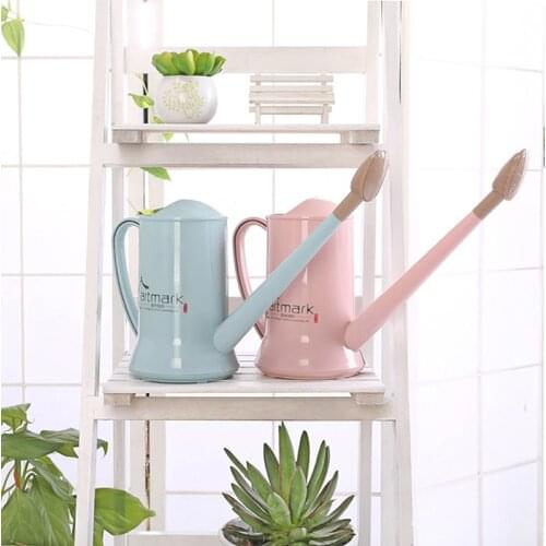 1PC Plastic Watering Can Flower Plant Shower Tool Detachable Long Mouth Kettle Garden Irrigation Spray Bottle 2L