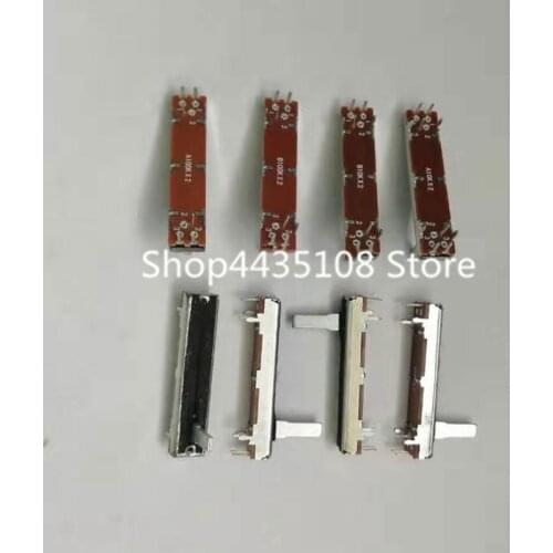 10pcs long 45mm 4.5CM two-channel stereo straight slide potentiometer fader B10K B100K