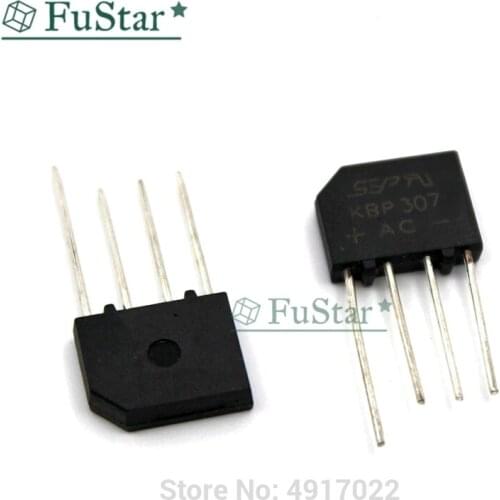 20PCS 3A 1000V KBP307 Diode Bridge Rectifier kbp307 Power Diode Electronica Componentes