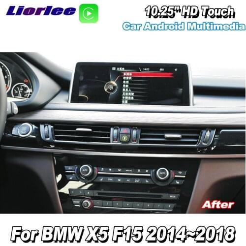 For BMW X5 F15 2014 2015 2016 2017 2018 Car Android Multimedia Radio Carplay Original Style GPS Navigation HD Screen Player