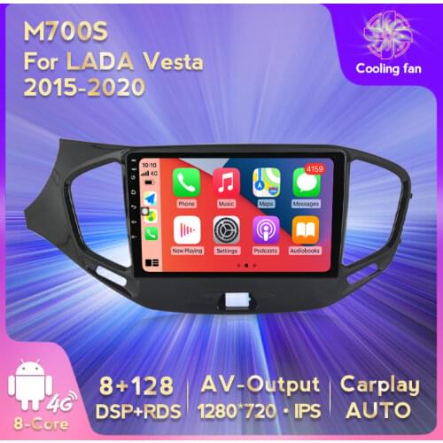 MEKEDE 6+128G For LADA Vesta Cross Sport 2015-2020 Car Radio Multimedia Video Player Navigation GPS Android 10.0 No 2din 2 din