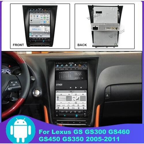 Android car radio multimedia player for Lexus GS GS300 GS460 GS450 GS350 2005-2011 stereo receiver GPS navigation head unit