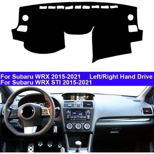 Car Auto Inner Dashboard Cover For Subaru WRX 2015-2021 WRX STI Center Console Protector Carpet Dashmat Sun-shade 2020 2019 2018