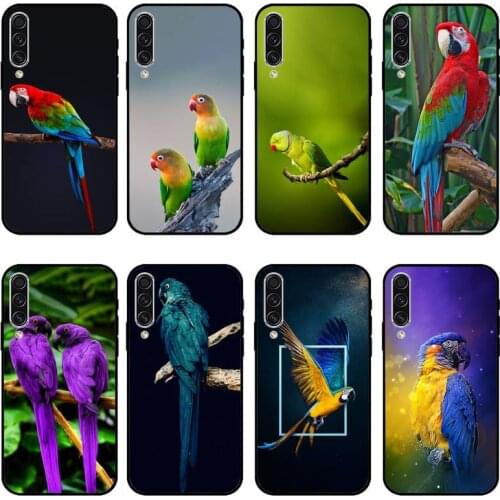Parrot Phone Case For Samsung galaxy S 7 8 9 10 20 edge A 6 10 20 30 50 51 70 note 10 plus