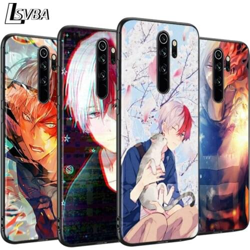 Bright Black Cover My Hero Academia Todoroki Shoto For Xiaomi Redmi Note 9 9S 8T 8 7 6 5A 5 4X 4 Pro Max Phone Case