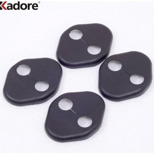 For KIA K2 RIO For Solaris Verna For Soul Door Lock Buckle Cover Protection Trim Sticker Waterproof Car Accessories 4pcs