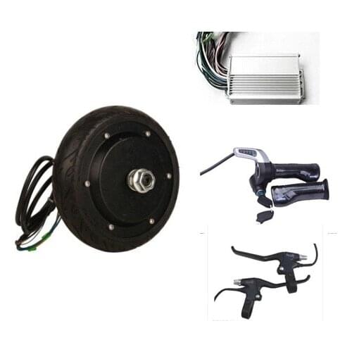 6.5 inch 350W 36V without brake brushless non-gear hub motor , electric wheel hub motor, electric scooter motor kit
