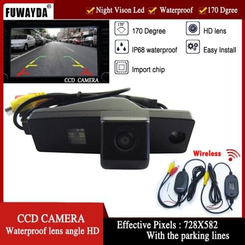 FUWAYDA Wireless 520TVls LED Night Vision CCD Chip Car RearView Reverse buckup Parking Camera for Highlander Kluger Lexus RX300