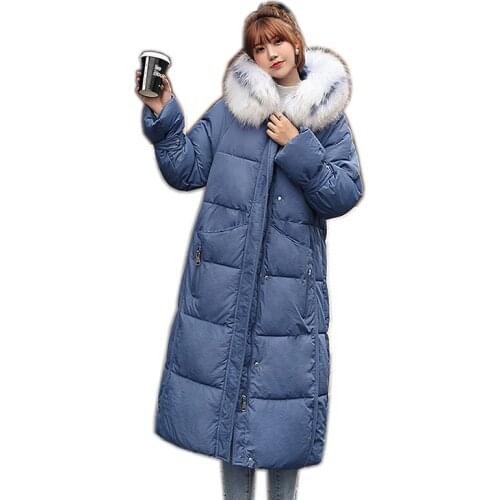 Cotton Women jacket parkas 2019 fashion long slim solid winter female coat plus size high quality winter jacket women parkas