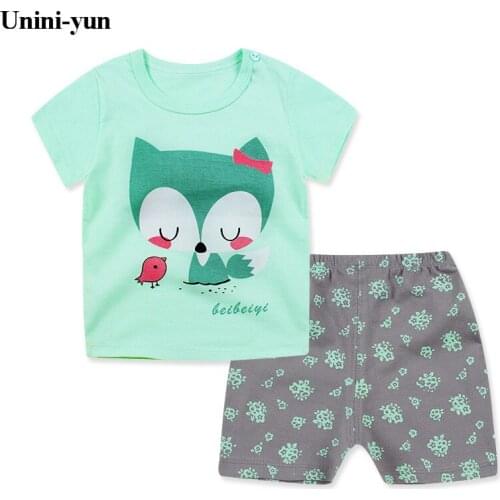 Baby Grils Suits Clothes 2018 Spring/Autumn Baby Girls Cartoon Minnie Cotton Set Children Clothing Sets Fox Girls Clothes