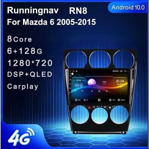 9" 4G LTE Android 10.1 For Mazda 6 2002 2003 2004 2005 2006 2007 2008 Multimedia Car DVD Player Navigation GPS Radio