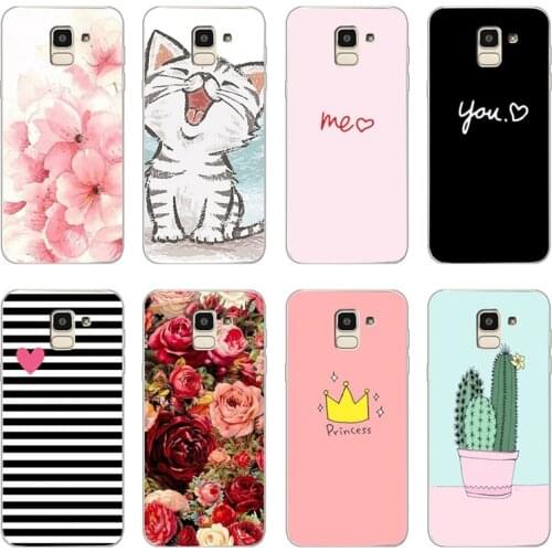 Soft TPU Phone Case For Samsung Galaxy J4 J6 J8 2018 S8 S9 Plus S7 Edge Note 9 Case Cover Soft Silicone Simple Back Covers
