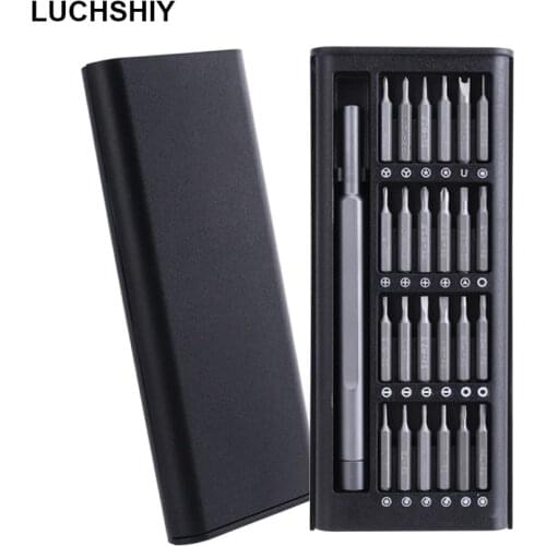 Multi Screwdriver Set With 24 Precision Bit 25 In 1 Hand Tool Set Precision Screwdriver For Computer PC Mobile Phone Repair Tool