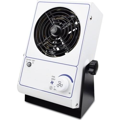 Desktop Ion Fan Static Eliminator for Industrial Use 110V/60Hz or 220V/50Hz Negative Ion High Air Volume Anti-static Ion Fan CH
