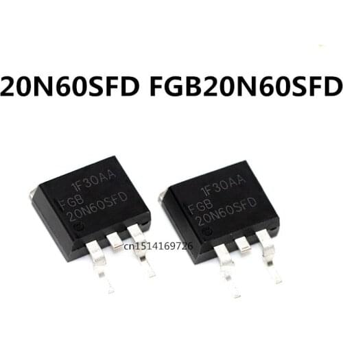 Original new 5pcs/ 20N60SFD FGB20N60SFD 20A/600V TO-263