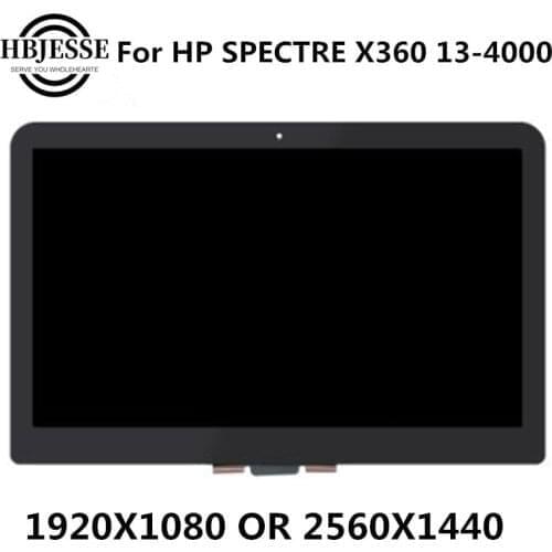 13.3 FHD QHD LCD Touch Screen Assembly 828823-001 For HP Spectre x360 13-4000 13-4005DX 13-4118nr 13-4116dx 13-4101UR 13-4109NA
