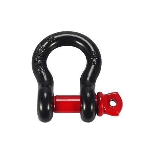 1/2" 15MM 2T 12T-- 3/4" 23MM 4.75T 28.5T U type shackle for winch towing strap hook rigging for sling ATV UTV tow trailer