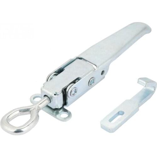 DK100 Heavy Duty Catch Lock Cabinet Boxes Spring Loaded Latch Catch Toggle Hasp For Truck Trailer Body Clamp Lockable hasp