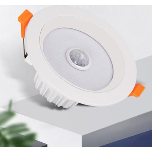 Motion Sensor Night Light LED Downlight Recessed Ceiling Lamp 9W 7W 5W 3W Downlight PIR Sensor Bathroom Kitchen Indoor Lights